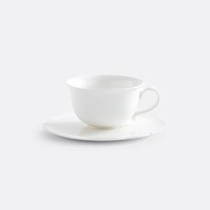 LA REDOUTE INTERIEURS Set van 4 tassen en ondertassen voor koffie, Hirène