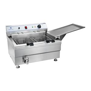 Royal Catering Friteuse - 36 liter - 400V - 2 manden