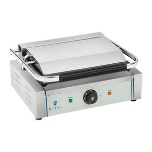 Royal Catering Contactgrill - geribbelde bovenste bakplaat - 2200 W