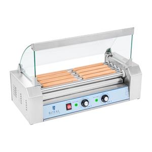 Royal Catering Hotdog Grill - 5 rollers - Roestvrij staal