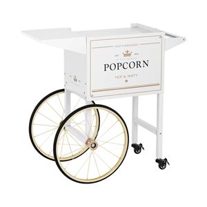 Royal Catering Popcornkar - wit en goud