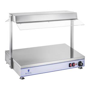 Royal Catering Warmhoudplaat - 2 halogeenlampen - 1.100 W