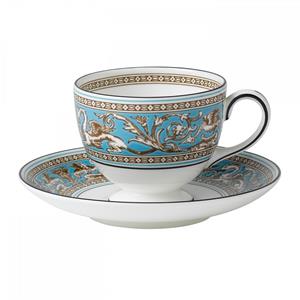 WEDGWOOD  Florentine Turquoise - Espressokop&schotel 0,08l