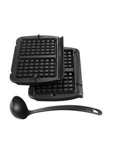 Tefal Waffelplatten "XA7248 OptiGrill", Aluminium, (3 St.), für OptiGrill+ und Elite Modelle, inklusive Schöpfkelle