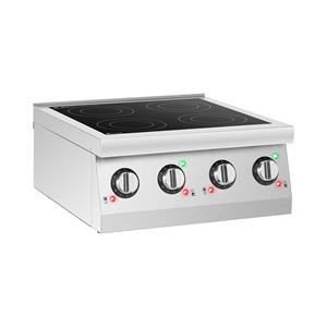 Royal Catering Inductieplaat - 4 borden - Ø 12 - 26 cm - draagbaar - 