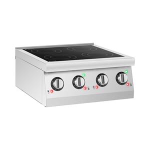 Royal Catering Einzel-Induktionskochplatte Induktionsplatte - 4 Platten - Ø 12 - 26 cm - tragbar - Royal Catering