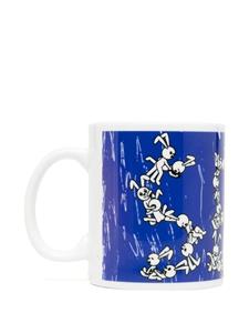 Natasha Zinko Mok met print - Blauw