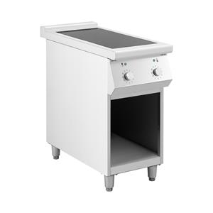 Royal Catering Inductiekookplaat - 8500 W - 2 kookplaten - tot 260 °C - roestvrij staal - 