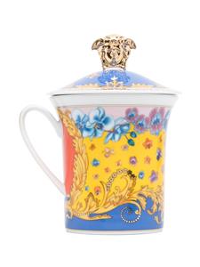 Versace x Rosenthal Primavera porseleinen mok - Blauw