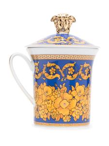 Versace x Rosenthal Floralia porseleinen mok - Blauw