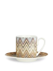 Missoni Home Zes koffiekoppen - Bruin