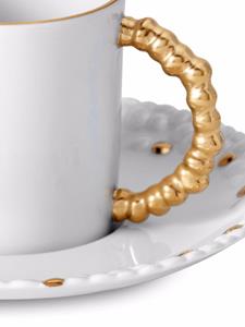 L'Objet Espresso kop en schotel - Wit