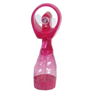 1x Stuks waterspray ventilatoren roze 28 cm -