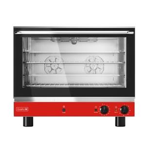 elektrische bakkersoven met 4 roostervakken en neerklapbare deur 230V