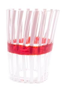 Carlo Moretti Gestreept glas - Roze