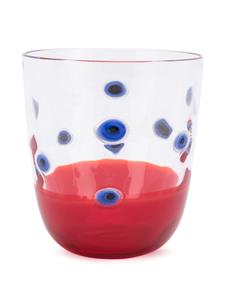 Carlo Moretti Glas met vlekken - Blauw