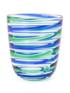 Carlo Moretti Glas met strepen - Blauw