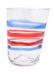 Carlo Moretti Glas met strepen - Blauw