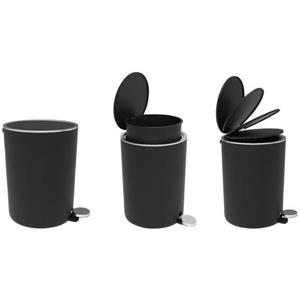 Bischof Tissue-emmer Design bad &Oslash; 21 cm, hoogte 28 cm, inhoud 5,5 l (1 stuk)