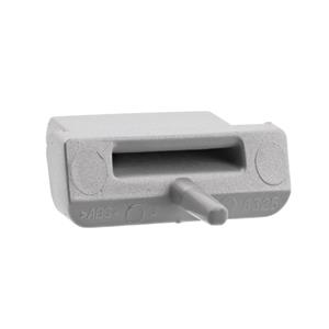 AAN/UIT knop, zilver, rechthoekig, ON/OFF 1328325202