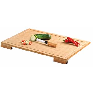 Kesper Bamboe houten snijplank x 58 cm anti-slip -