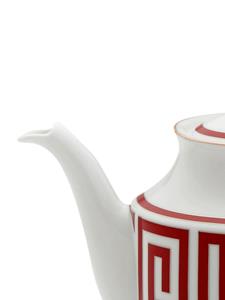 GINORI 1735 Theepot met print - Rood