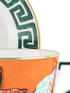 GINORI 1735 Theemokken met schaaltjes - Oranje