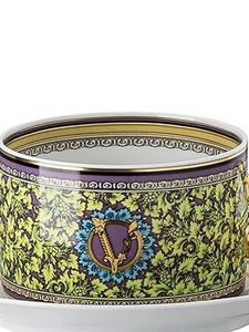 Versace Set van zes theekopjes en schotels - Groen