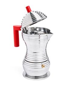 Alessi Geometrische espressokan - Zilver