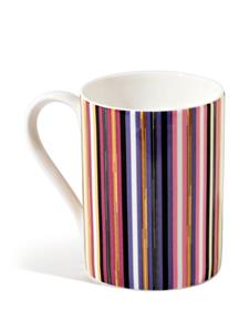 Missoni Home Gestreepte mok - Roze