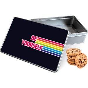 Koektrommel Be Yourself Rechthoek - Bewaarblik 20x13x5 cm