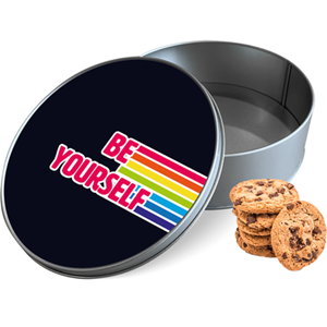 Koektrommel Be Yourself Rond - Bewaarblik 15x15x5 cm