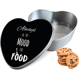 Koektrommel Mood For Food II Hart - Bewaarblik 14x15x5 cm