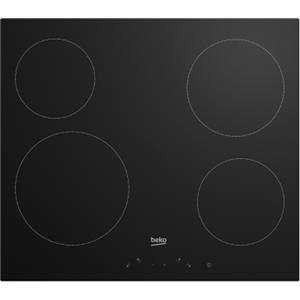 Beko Vitrokeramische Kookplaat Hic 64401 Zwart 58x51cm 6800w