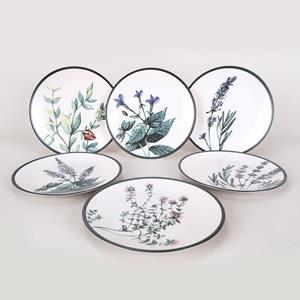 Hermia Set van 6 borden Zinzi | 