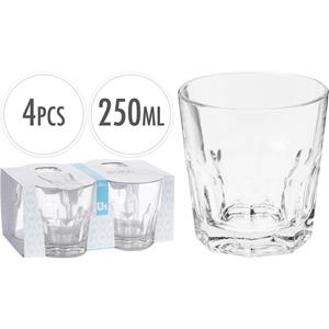 Drinkglazenset 4-delig 25cl