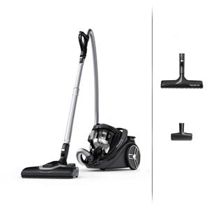 Rowenta Bodenstaubsauger RO7935 Silence Force Cyclonic Parkett, 500 W, beutellos, mit nur 59 dB(A), 12 m Aktionsradius, Staubbehältervolumen 2,5 Liter