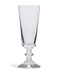 Set van zes champagneglazen - Wit