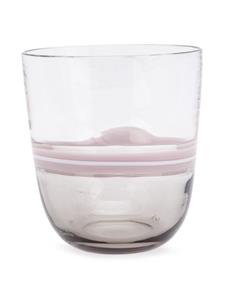 Carlo Moretti Glas met strepen - Paars