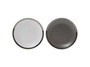 Massamarkt Dinerbord Venice Ø26,5cm Doos A 6 Stuks Grijs/wit