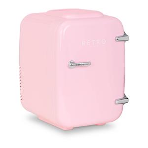 Bredeco Mini-koelkast - 4 L - Marshmallow roze