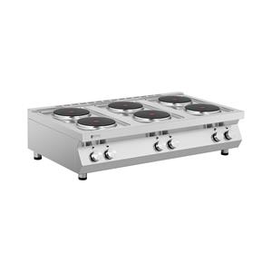 Royal Catering Elektrische kookplaat - 15.600 W - 6 branders