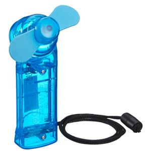 Ventilator voor in je hand - Verkoeling in zomer - 10 cm - Blauw - Klein zak formaat model -
