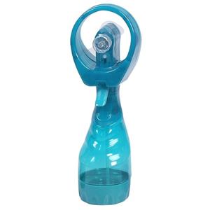 1x Stuks waterspray ventilatoren turquoise 28 cm -