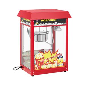 Royal Catering Popcornmachine - Retro design - 150 / 180 °C - rood - 