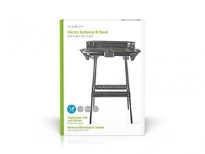 elektrische barbecue staand 46x28cm