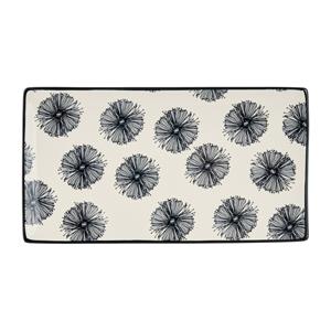 Xenos Tapas bord Sevilla - bloemen - 28x15,5 cm