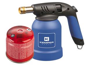 Kemper Handgasbrander BBQ aansteker met piëzo aansteking incl. gasbus