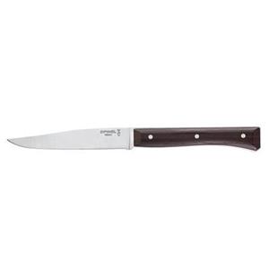 Opinel Facette Tafelmessenset - 11cm - 4-delig - Donker Essenhout