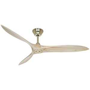 CasaFan ECO AIRSCREW 152 MG-NT Deckenventilator (Ø x H) 1520mm x 275mm Flügelfarbe: Holz (hell) Ge